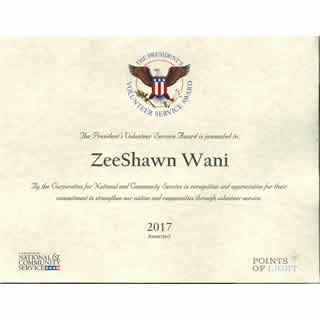 Presidential Volunteer Award